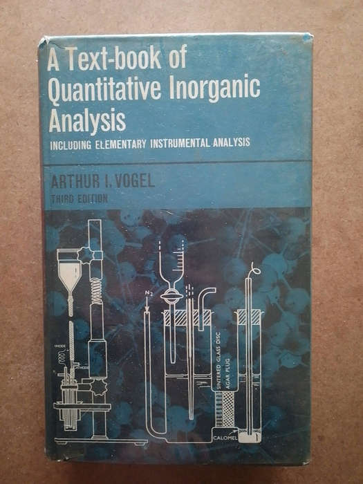 A Textbook of Quantitative Inorganic Analysis