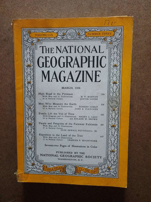 National Geographic Magazines 1956s