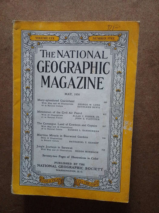 National Geographic Magazines 1956s