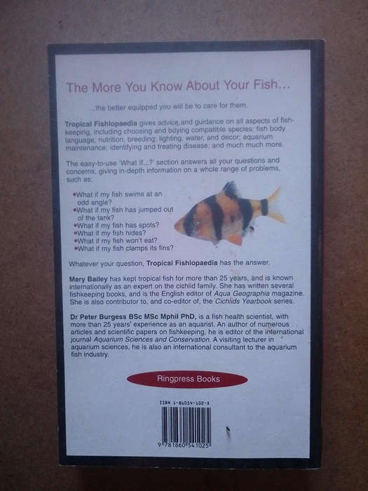 Tropical fish lopaedia -complete guide to fish care