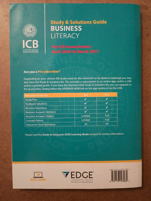 Business Literacy - Study & Solution Guide