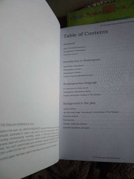 The Tempest - the complete guide and resource for GR12