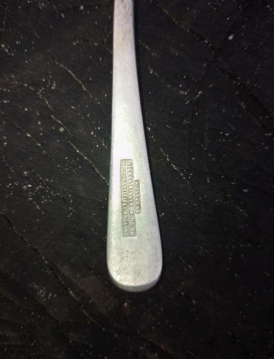 Nickel silver spoon