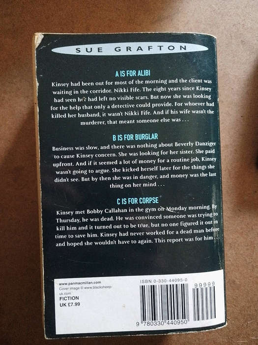 Sue Grafton - omnibus - A, B and C