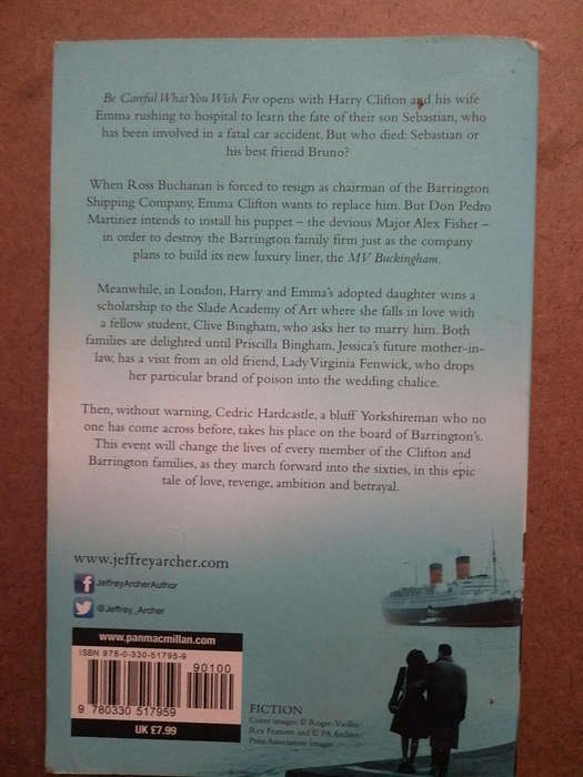 Jeffrey Archer - be Careful What You Wish For