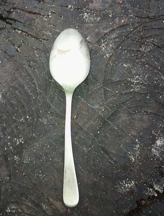 Nickel silver spoon