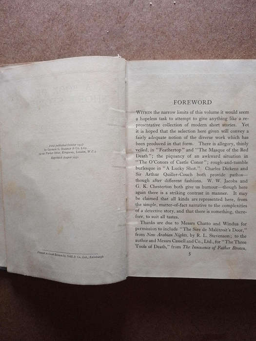 A book of short stories - F.H. Pritchard