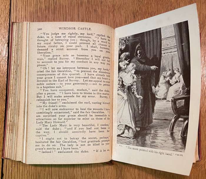 WINDSOR CASTLE by W. HARRISON AINSWORTH - COLLINS CLEAR-TYPE PRESS ANNE BOLEYN - JANE SEYMOUR