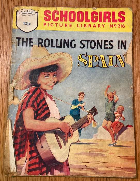 A FLEETWAY LIBRARY - No. 216 - SCHOOLGIRLS PICTURE LIBRARY - THE ROLLING STONES IN SPAIN