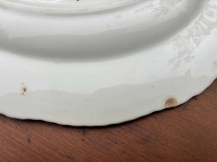 PLATTER OVAL SMALL Woods Ivory Ware  ENGLAND  Garland FLOWERS/ FLORAL BEAUTIFUL!!