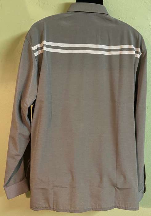 SHIRT - GREY GREEN - SMART CASUAL - FORMAL - LONG SLEEVE ITALIAN DESIGNER - ITALY CRIVER BRAND NEW!