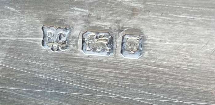 LONDON STERLING SILVER 925 BOX William Comyns & Sons Ltd (Richard Comyns) 1946? 386.4g ENGLAND