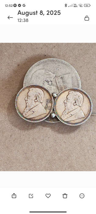 ZAR Silver broach