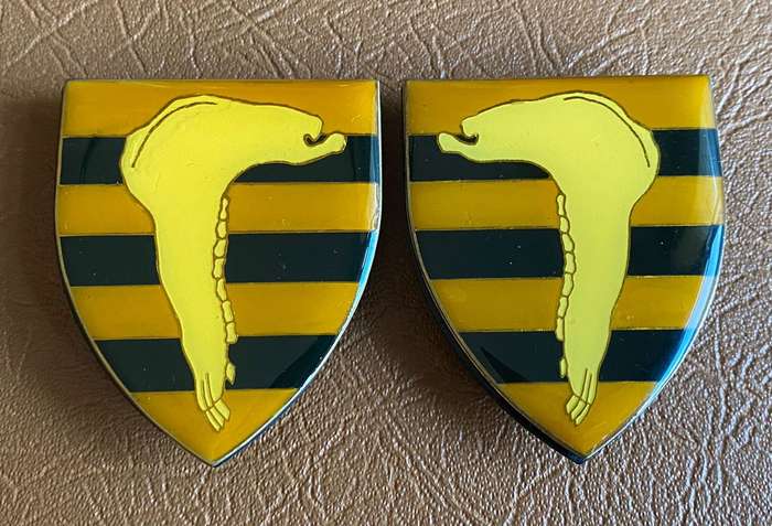 SWA MARIENTAL COMMANDO FULL SIZE FLASH PAIR-PINS INTACT