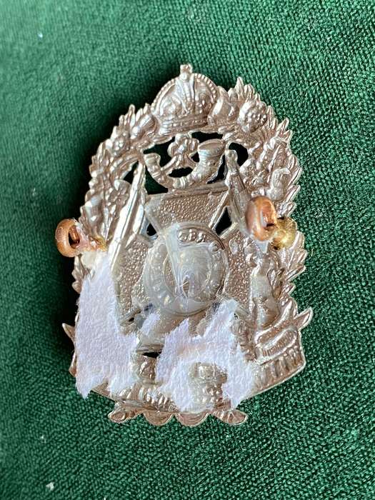 WITWATERSRAND RIFLES,OFFICERS CAP -WORN 1907-1945- 2 LUGS