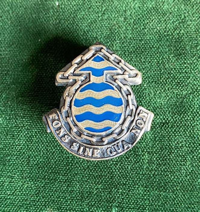 ORDNANCE SERVICE CORPS COLLAR BADGE- 2 PINS