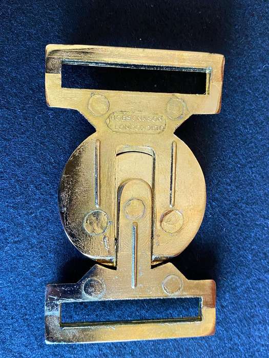 RHODESIA (GILT )Q/C GENERAL SERVICES ISSUE-BELT BUCKLE-MINT CONDITION