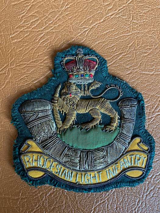 RHODESIAN LIGHT INFANTRY BLAZER BADGE