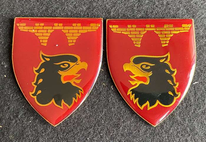 44 Parachute Brigade, Engineer Squadron, Pair of Flashes - No Pins