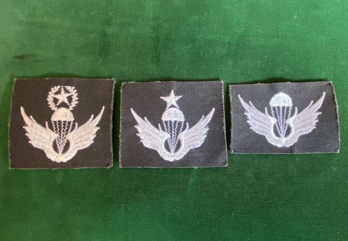 SOUTH KOREA MARINE CORPS PARA WINGS- 3 CLASSES MASTER,SENIOR AND BASIC