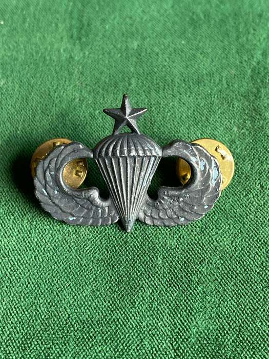 USA SENIOR PARA WING-BLACK- 2 PINS