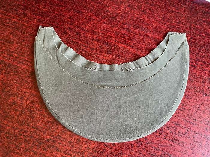 SWA GENERAL AND SENIOR OFFICERS CAP PEAK-WORN BY BRIG. AND GENERAL-SCARCE