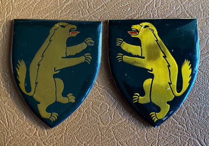 1 SA INFANTRY BATTALION FLASH PAIR- NO PINS