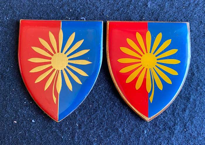 S. CAPE COMMAND WORKSHOP FLASH PAIR-YELLOW AND GOLD- NO PINS