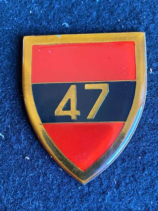 47 SURVEY SQUADRON-RED TYPE FLASH- NO PINS