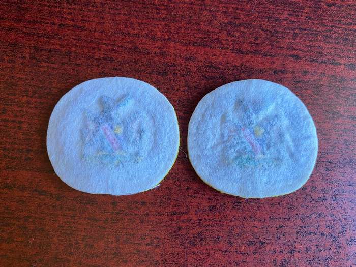 NAMIBIA DEFENCE FORCE WO 1 RANK BADGES
