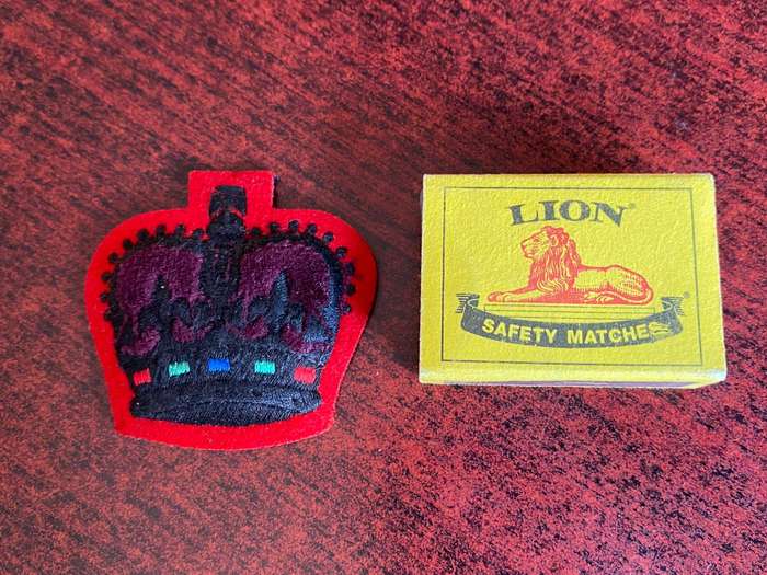 BRITISH ARMY WO CLASS 2 RANK BADGE FOR APPRENTICES /JNR LEADERS