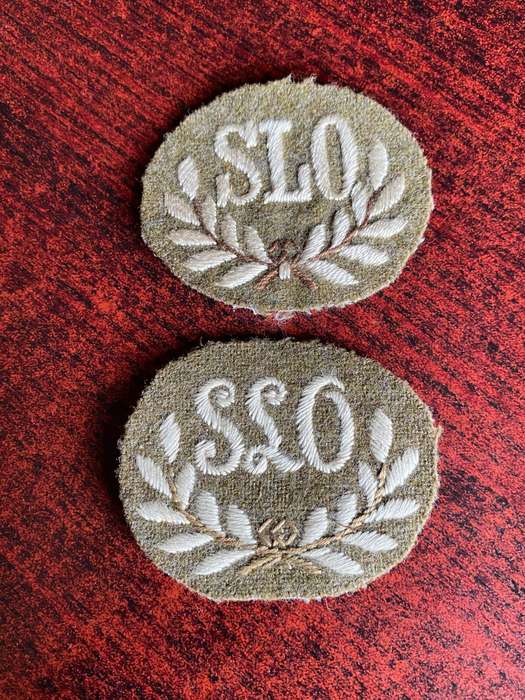 BRITISH SEARCH LIGHT OPERATOR PROFICIENCY BADGE-WORN BY RE AND LATER ROYAL ARTILLERY-WW2