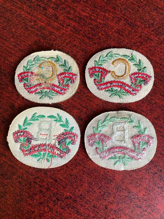 BRITISH ARMY'S OUTWARD BOUND SCHOOL B-SILVER LEVEL/C-BRONZE LEVEL-PROFICIENCY BADGES-WORN POST 1958