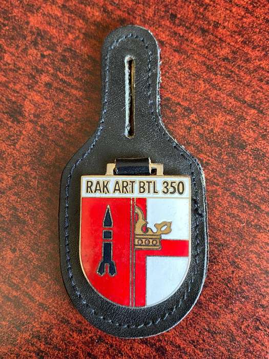 GERMAN BUNDESWEHR MISSILE ARTILLERY BN. 350 FOB BADGE