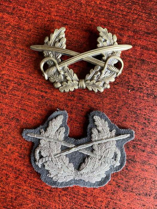 WEST GERMAN ARMED FORCS VISOR CAP BADGES