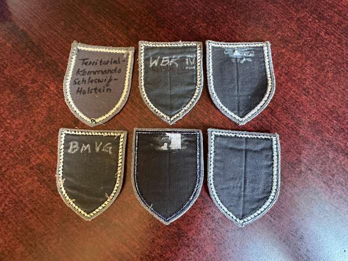 GERMAN ARMED FORCES SLEEVE PATCHES FOR CENTRAL MEDICAL SERVICE