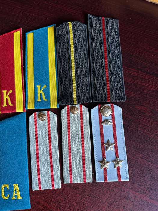 SELECTION OF RUSSIAN RANK BOARDS-SOLD TOGETHER