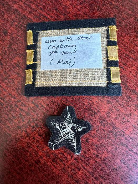 RUSSIAN RANK-WORN WITH STAR CAPTAIN 3RD RANK-MAJOR