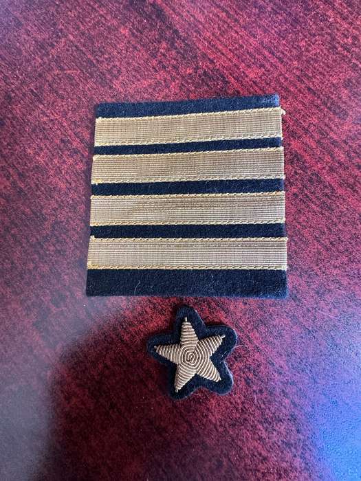 RUSSIAN RANKS-WORN WITH STAR CAPTAIN 2ND RANK (LT. COL.)
