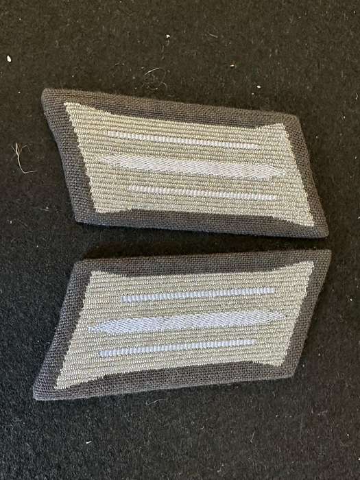 EAST GERMAN (GDR) COLLAR TABS FOR THE JUSTICE DEPARTMENT