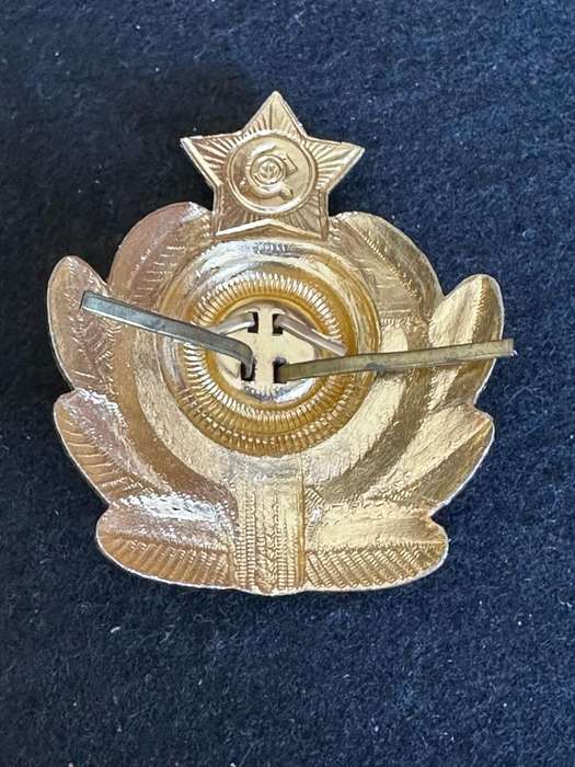 SOVIET RUSSIA NAVAL OFFICERS,CAP BADGE
