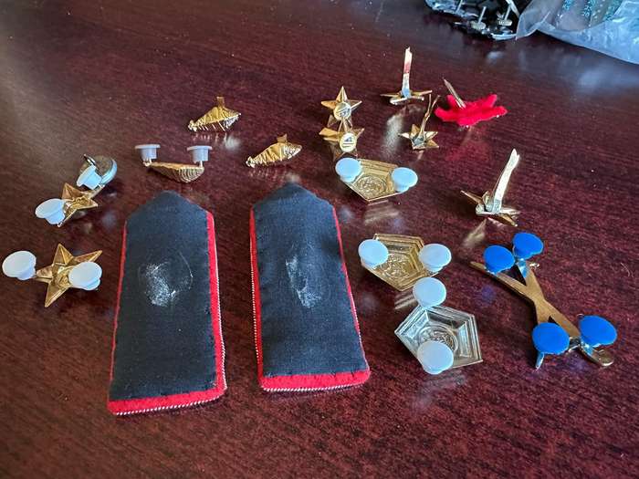 SWA + NAMIBIA MIXED LOT OF BADGES AND RANKS-SOLD TOGETHER