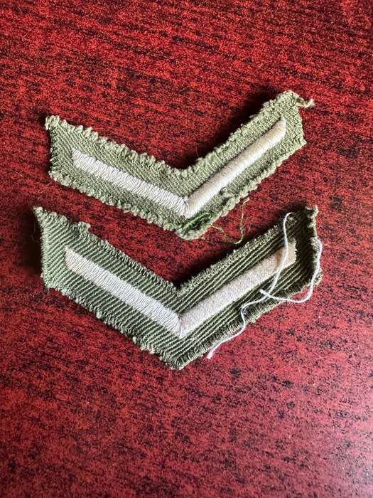 Rhodesia rank badge pair for Lance corporal. 1960's-1980.