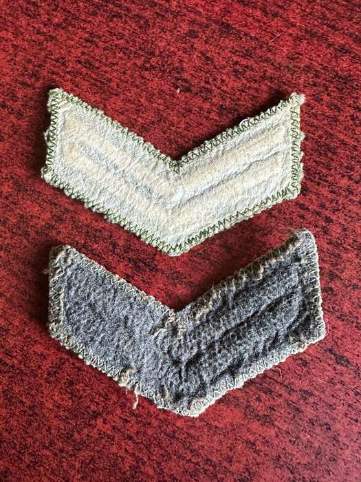 Rhodesia rank badge pair for corporal. 1960's-1980.