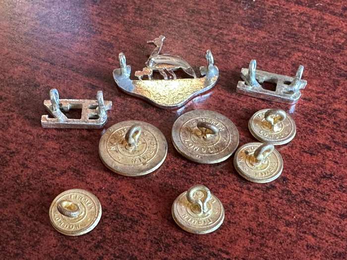 Northern Rhodesia police and Regiment lot. Sold together.
