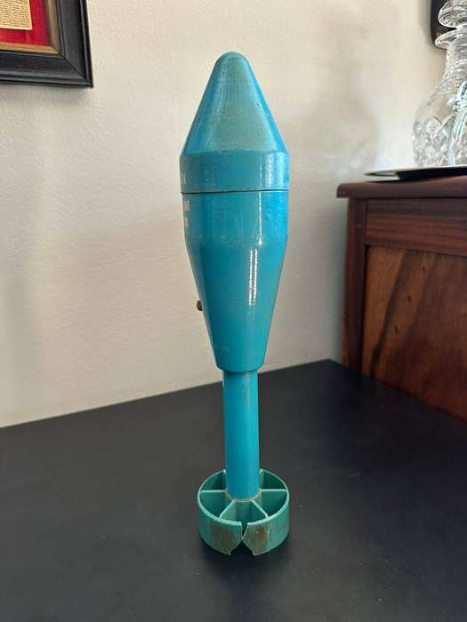 SA Manufactured anti tank rifle grenade. This is a practice grenade. Deactivated. Height 36mm.