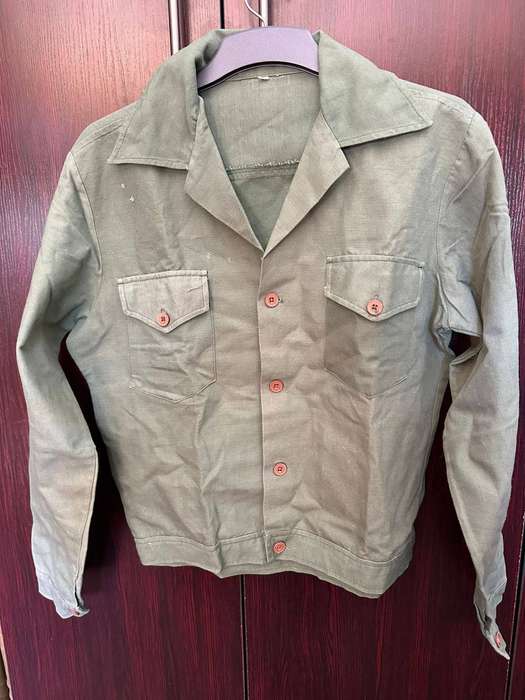 Heavy material,olive green,Rhodesian shirt. These specific shirt was used by Pfumo re Vanhu. Measure