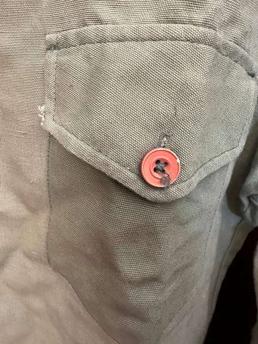 Heavy material,olive green,Rhodesian shirt. These specific shirt was used by Pfumo re Vanhu. Measure