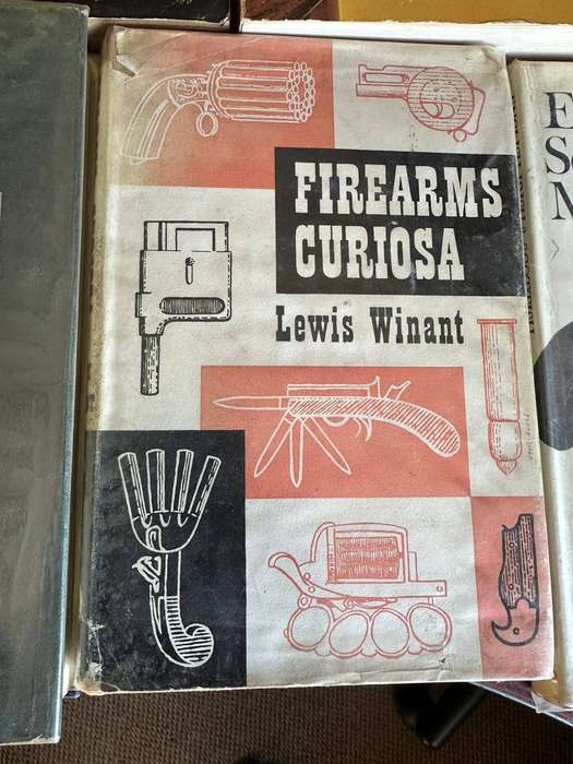 Selection of 7 firearm books. Sold together used but still good condition.