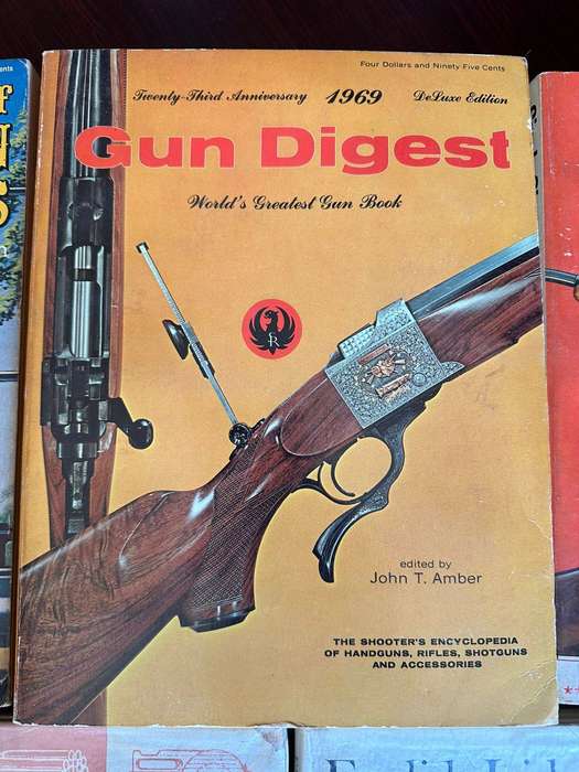 Selection of 7 firearm books. Sold together used but still good condition.